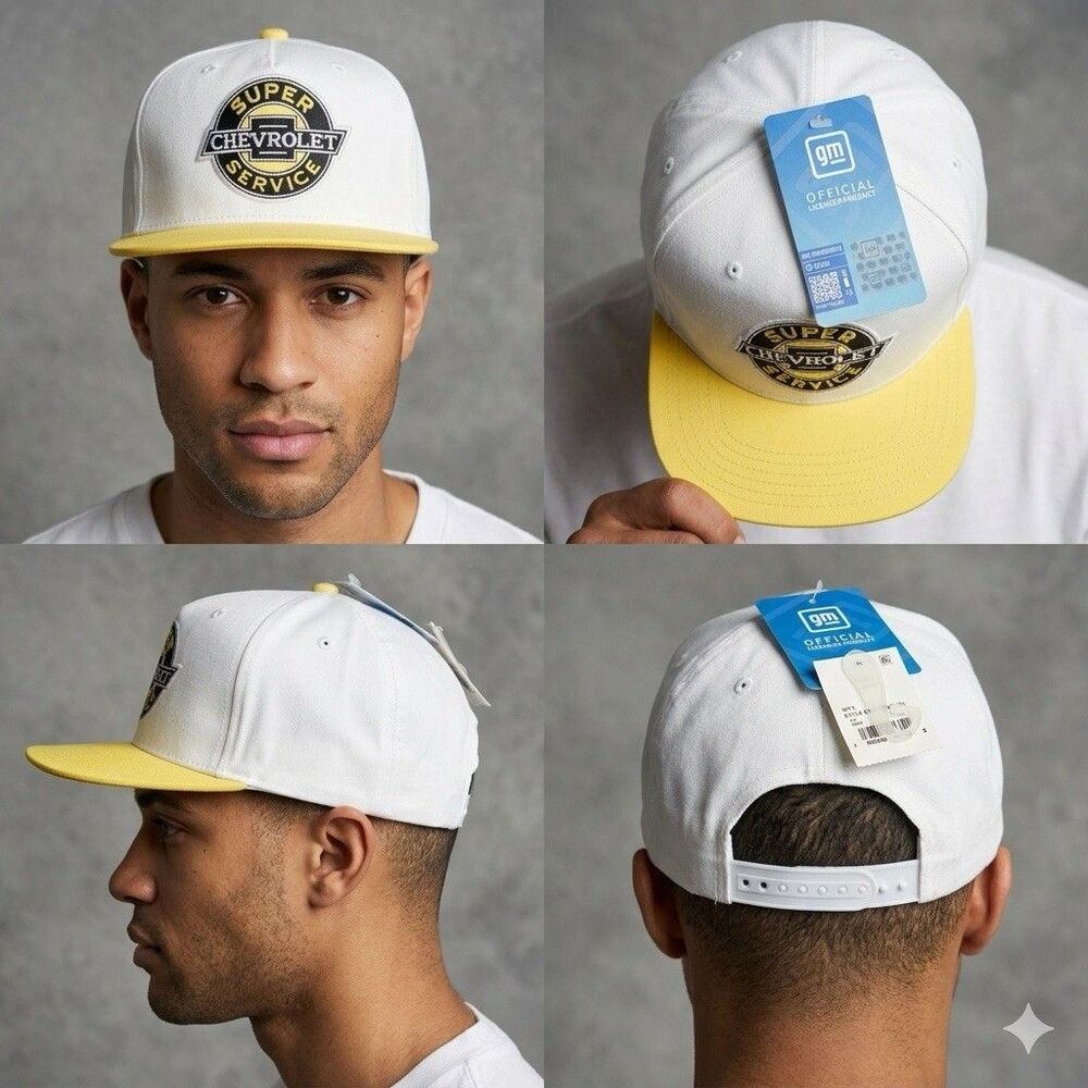 Vintage NWT Chevrolet Super Service Hat GM Official Licensed Retro Snapback